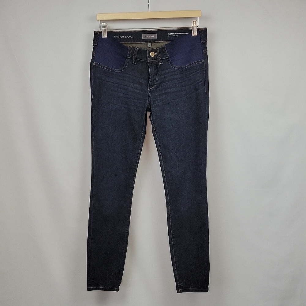 DL1961 Florence Ankle Maternity Instasculpt Skinny Jeans Size 27